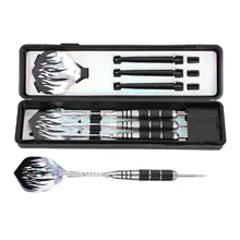 3Pcs 153mm Professional Stainless Steel Tip Target Throwing Darts Set With 6pcs Flights
3Pcs 153mm Professional Stainless Steel Tip Target Throwing Darts Set With 6pcs Flights