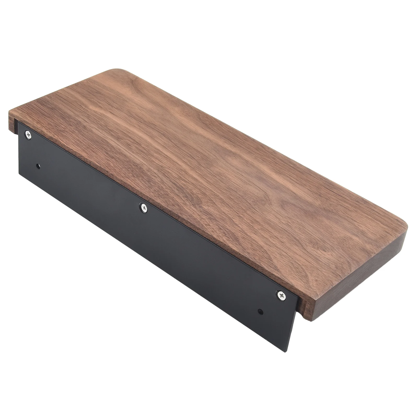 Walnut wood shelf with mirror front Create a beautiful display of your favorite items with this wall mounted storage rack
Walnut wood shelf with mirror front Create a beautiful display of your favorite items with this wall mounted storage rack