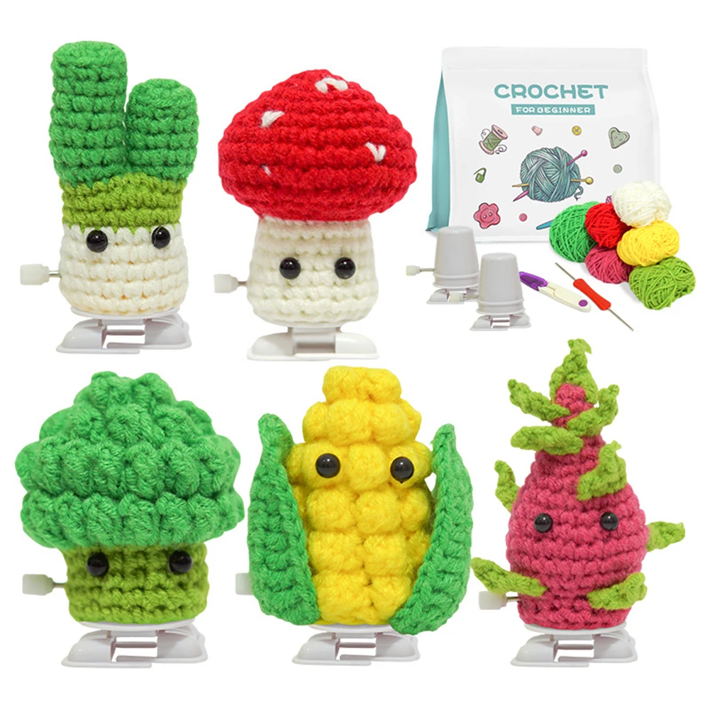 Diy Hand-Knitted Vegetable Material Pack Walking Handmade Doll Creative Toy DIY Craft Supplies Crocheting Sewing Arts Crafts
Diy Hand-Knitted Vegetable Material Pack Walking Handmade Doll Creative Toy DIY Craft Supplies Crocheting Sewing Arts Crafts