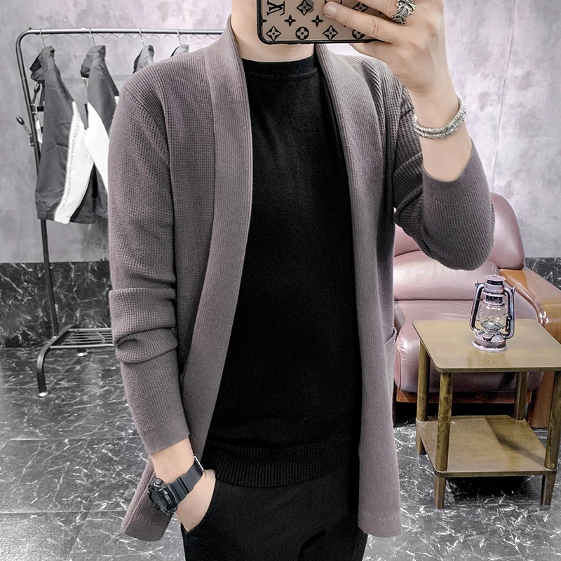 Fashionable Urban Knitwear Autumn Winter Men's Jacket Europe and The United States Simple Young Long Man High Quality Knitwear
Fashionable Urban Knitwear Autumn Winter Men's Jacket Europe and The United States Simple Young Long Man High Quality Knitwear
