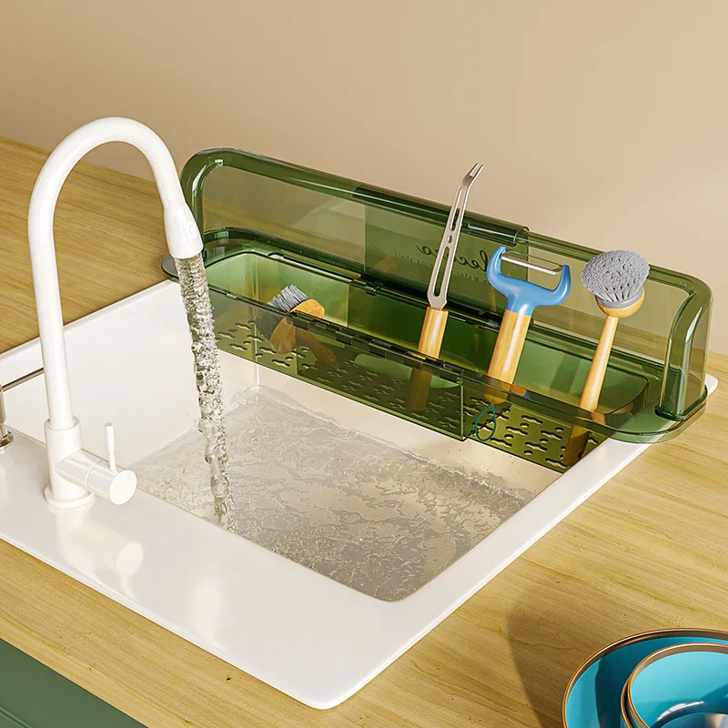 Kitchen Sink Drain Basket Shelf Retractable Splash Proof Water Deflector Bathroom Waterproof Board Home Storage Organizer Rack
Kitchen Sink Drain Basket Shelf Retractable Splash Proof Water Deflector Bathroom Waterproof Board Home Storage Organizer Rack