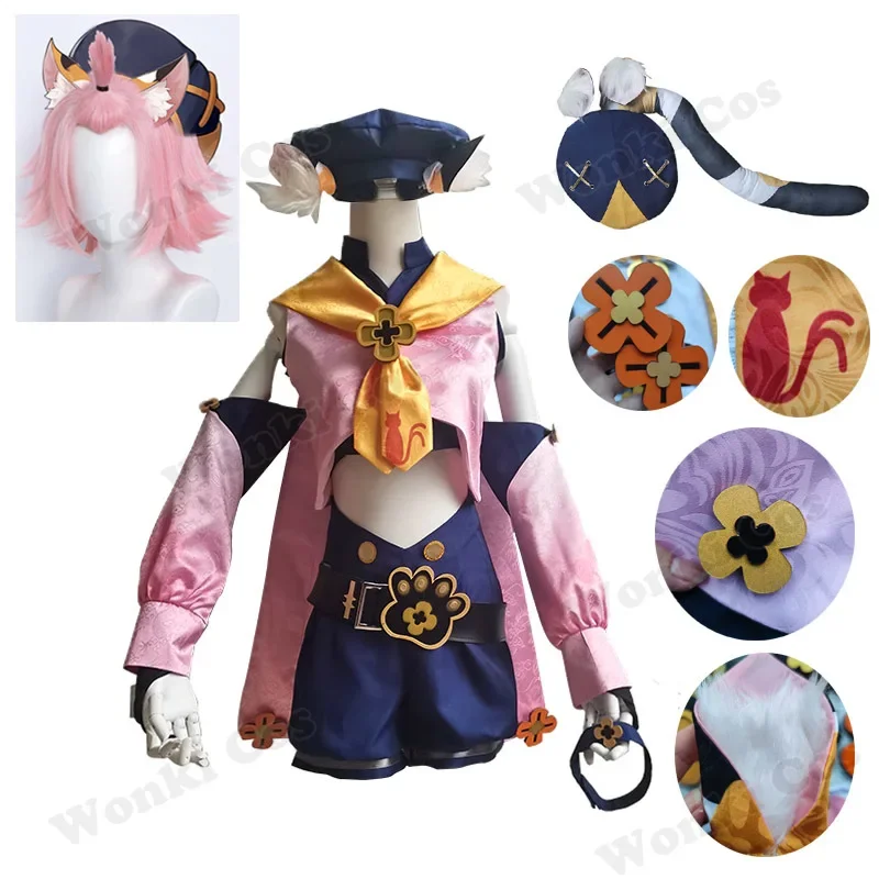 Game Impact Diona Cat Cosplay Costume Wig Cute Cat Neko Girl Gen Diona Cosplay Shin Outfits
Game Impact Diona Cat Cosplay Costume Wig Cute Cat Neko Girl Gen Diona Cosplay Shin Outfits