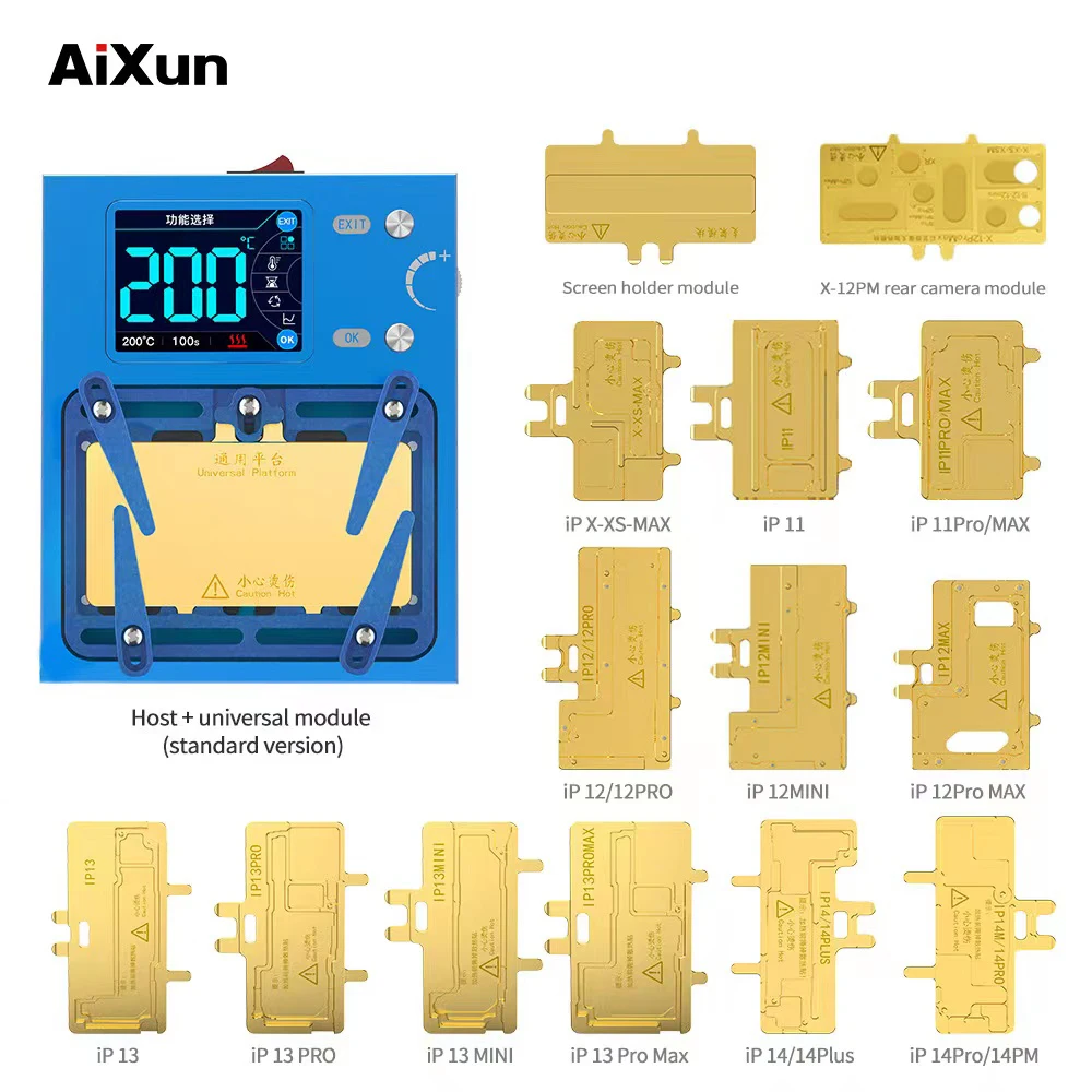 Интеллектуальная станция для распайки AIXUN iHeater Pro, нагревательная платформа для Android iphone
Интеллектуальная станция для распайки AIXUN iHeater Pro, нагревательная платформа для Android iphone