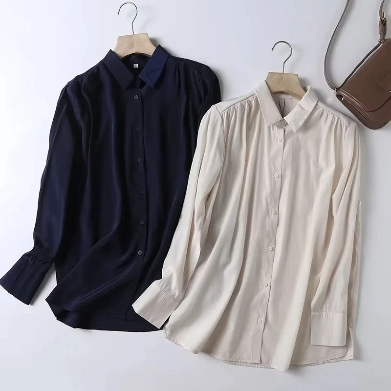 Maxdutti Japanese Style Fashion Blouse Long Sleeve Pleated Shirt Simple Blouse Women Tops
Maxdutti Japanese Style Fashion Blouse Long Sleeve Pleated Shirt Simple Blouse Women Tops