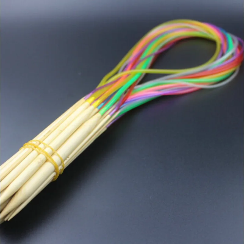 18Pcs/Set Circular Knitting Needles Bamboo Crochet Sewing Knitting Double Cusp Hooks Soft Tube Needle Craft Tools
18Pcs/Set Circular Knitting Needles Bamboo Crochet Sewing Knitting Double Cusp Hooks Soft Tube Needle Craft Tools