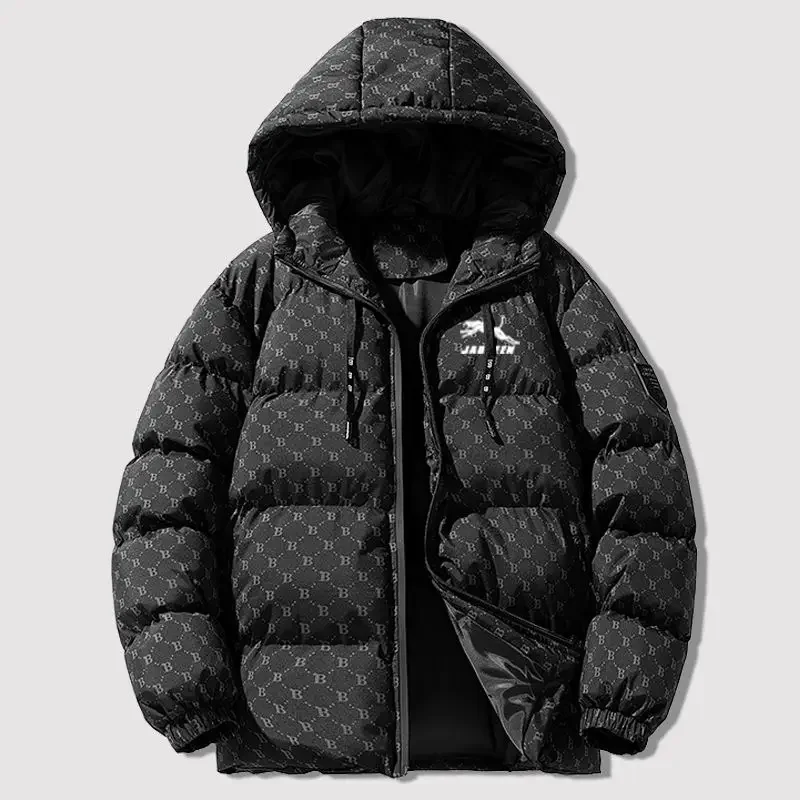 Winter New Male Fashion Hooded Cotton Jacket Fleece Lined Thick Warm Men Coat Korean Style Large Size Casual Versatile Outerwear
Winter New Male Fashion Hooded Cotton Jacket Fleece Lined Thick Warm Men Coat Korean Style Large Size Casual Versatile Outerwear