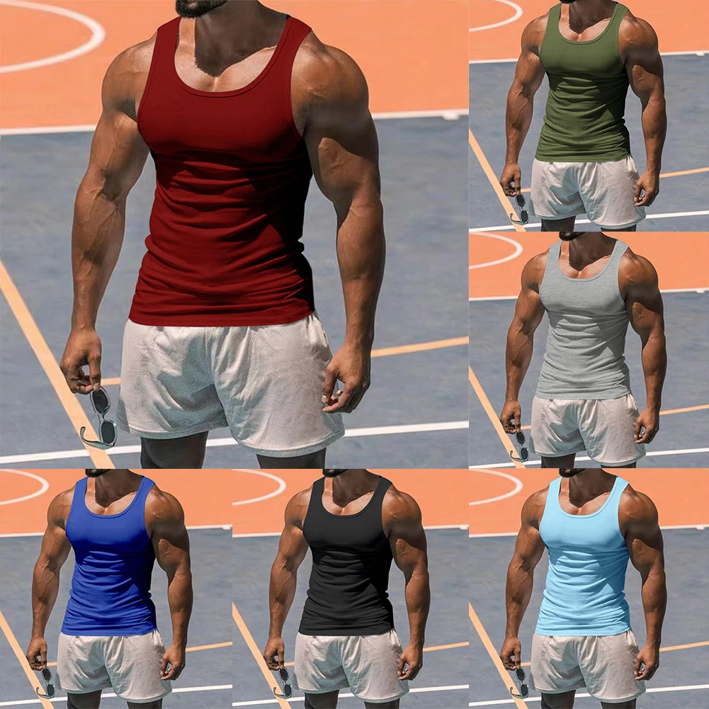 Summer Mens Casual Sleeveless Vest Tank Tops Tees T-Shirt Crew Neck Shirts Sports Gym Muscle Fitness Slim Bodybuilding Blouse
Summer Mens Casual Sleeveless Vest Tank Tops Tees T-Shirt Crew Neck Shirts Sports Gym Muscle Fitness Slim Bodybuilding Blouse