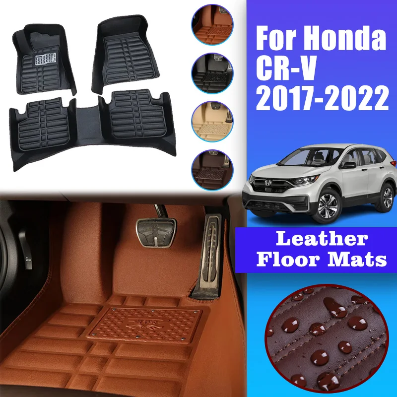 LHD Car Mats Leather For Honda CR-V CRV RW1 RT5 RY2 2017-2022 2018 Floor Mat Interior Spare Replacement Parts Car accessories
LHD Car Mats Leather For Honda CR-V CRV RW1 RT5 RY2 2017-2022 2018 Floor Mat Interior Spare Replacement Parts Car accessories