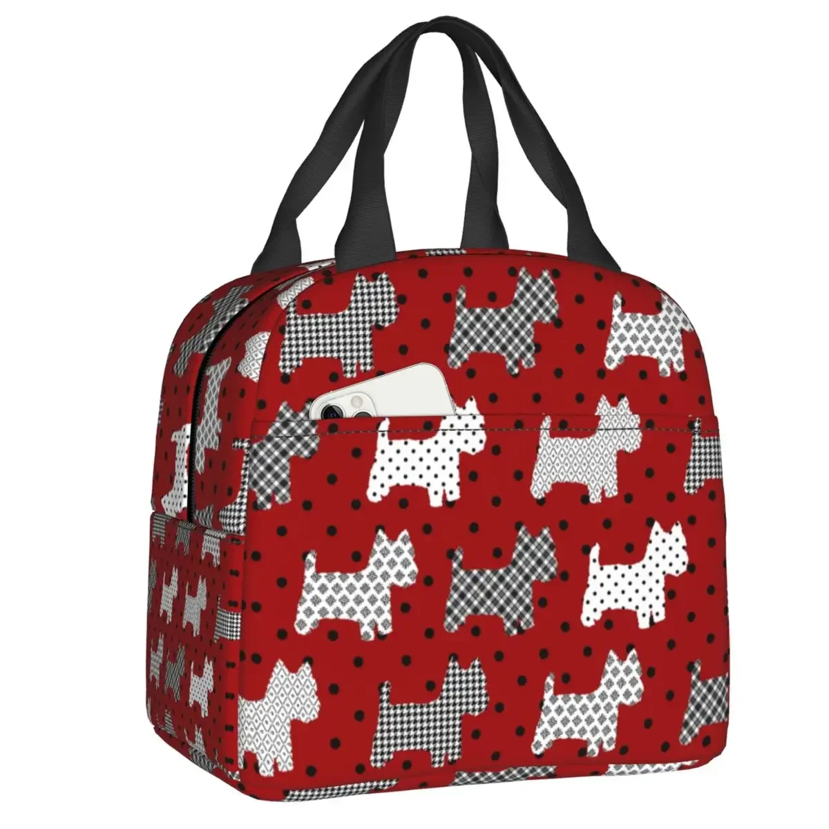 Westies Polka Dot Cartoon Pattern Insulated Lunch Bag Leakproof West Highland White Terrier Dog Thermal Cooler Lunch Tote Kids
Westies Polka Dot Cartoon Pattern Insulated Lunch Bag Leakproof West Highland White Terrier Dog Thermal Cooler Lunch Tote Kids