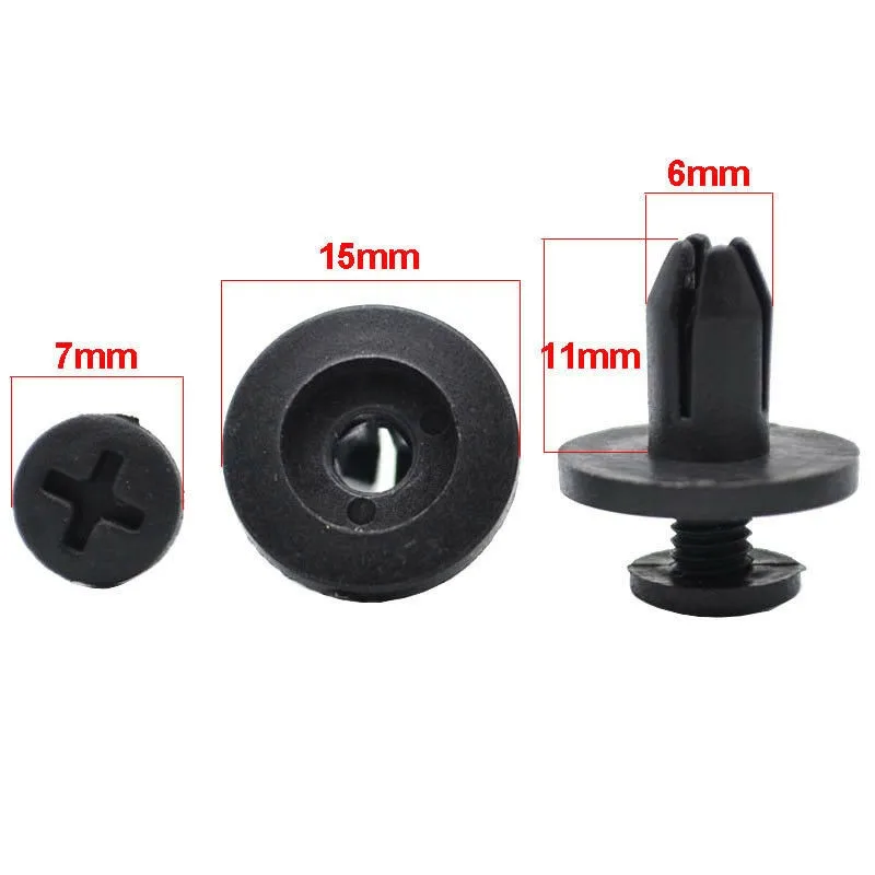 Durable High Quality Clips Kit Moulding Accessories Black Bumper Car Fastener Plastic Rivet Side Skirts Universal
Durable High Quality Clips Kit Moulding Accessories Black Bumper Car Fastener Plastic Rivet Side Skirts Universal