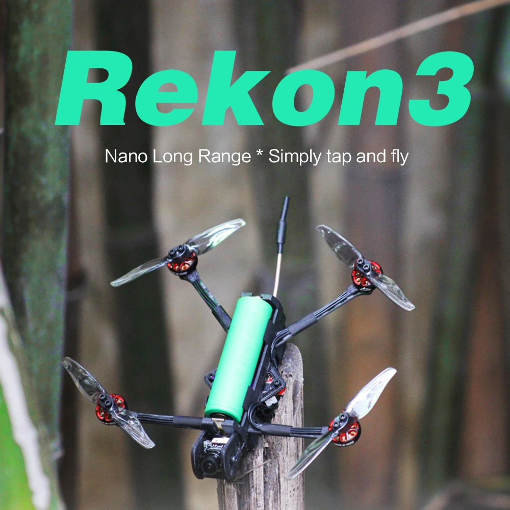 HGLRC Rekon3 1S Nano Long Range 3inch 18650 Super Long Lasting FPV Drone Zeus5 ES24 1S 5A AIO CADDX ANT 1202.5 KV11000
HGLRC Rekon3 1S Nano Long Range 3inch 18650 Super Long Lasting FPV Drone Zeus5 ES24 1S 5A AIO CADDX ANT 1202.5 KV11000