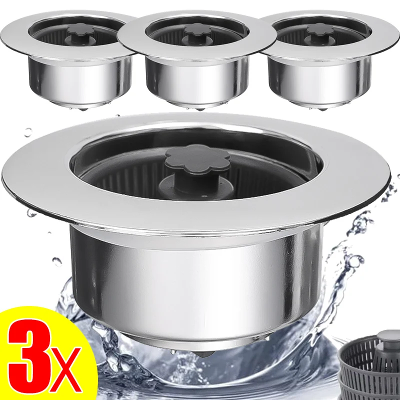 1/3pcs Bathroom Sink Stopper Pop-up Sink Plugs Bathroom Shower Sink Filter Plugs Hair Catcher Deodorant Strainer Kitchen Drains
1/3pcs Bathroom Sink Stopper Pop-up Sink Plugs Bathroom Shower Sink Filter Plugs Hair Catcher Deodorant Strainer Kitchen Drains