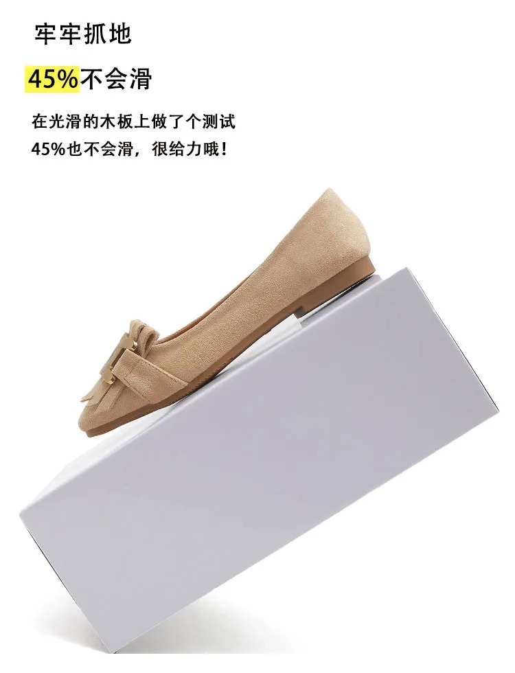 Flat Shoes Woman Retro Tassels Square Shallow Single Shoes for Women 2023 New Metal Buckle Flat Loafers Women Big Size 45 45 46 Flat Shoes Woman Retro Tassels Square Shallow Single Shoes for Women 2023 New Metal Buckle Flat Loafers Women Big Size 45 45 46