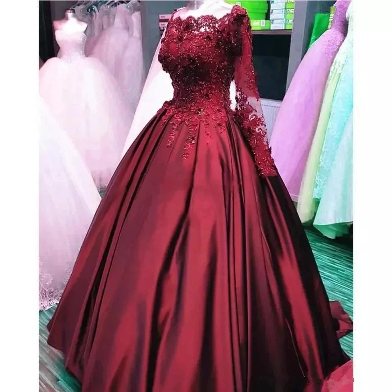 Boat Long Sleeves Quinceanera Dresses For 15 Party Fashion Applique Beaded Formal Cinderella Birthday Gowns Hot
Boat Long Sleeves Quinceanera Dresses For 15 Party Fashion Applique Beaded Formal Cinderella Birthday Gowns Hot