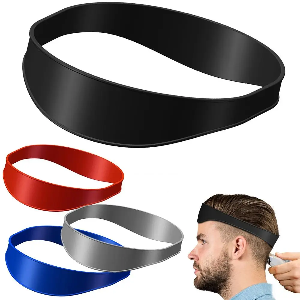 

Headband Professional Salon Silicone Curved Hair Trimming Guide Home Hair Trimming Hair Styling Neckline Shaving Template