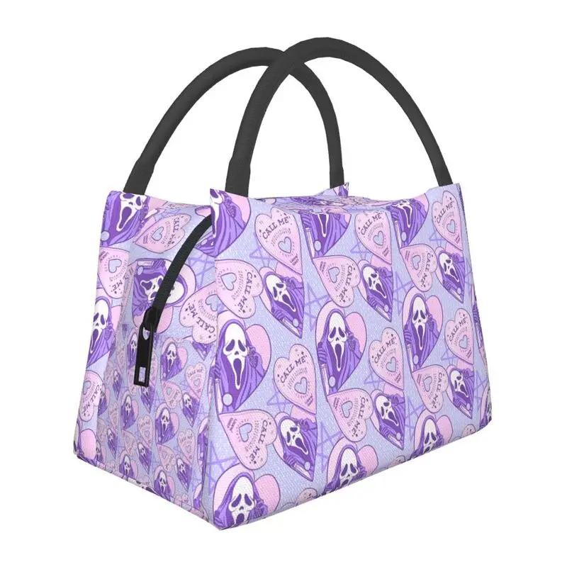 Horror Movie Scream Lunch Bag for Women Leakproof Halloween Ghost Killer Thermal Cooler Insulated Lunch Box Picnic Food Tote
Horror Movie Scream Lunch Bag for Women Leakproof Halloween Ghost Killer Thermal Cooler Insulated Lunch Box Picnic Food Tote
