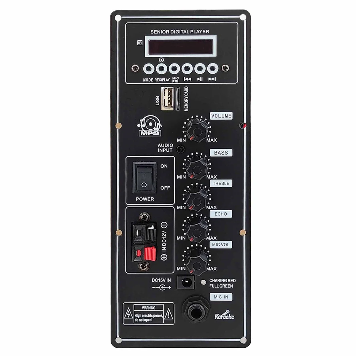 12V Amplifier Board Square Dance Speaker Amplifier Support Bluetooth AUX TF-Card U-Disk Recording 6-12Inch Speaker
12V Amplifier Board Square Dance Speaker Amplifier Support Bluetooth AUX TF-Card U-Disk Recording 6-12Inch Speaker