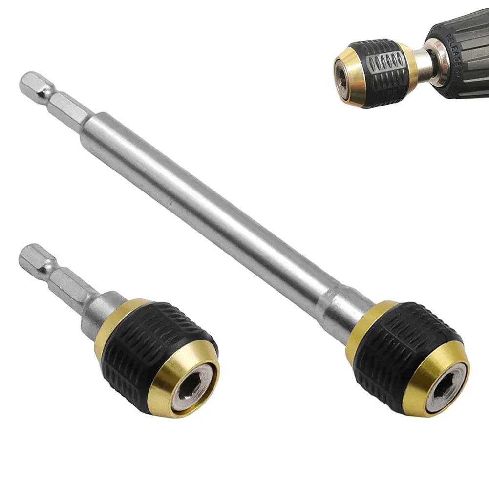2pcs 50mm150mm Hex Shank Quick Coupling Electric Drills 1/4 Self-Locking Connecting Rod Holder Electric Drill Adapter Converters
2pcs 50mm150mm Hex Shank Quick Coupling Electric Drills 1/4 Self-Locking Connecting Rod Holder Electric Drill Adapter Converters