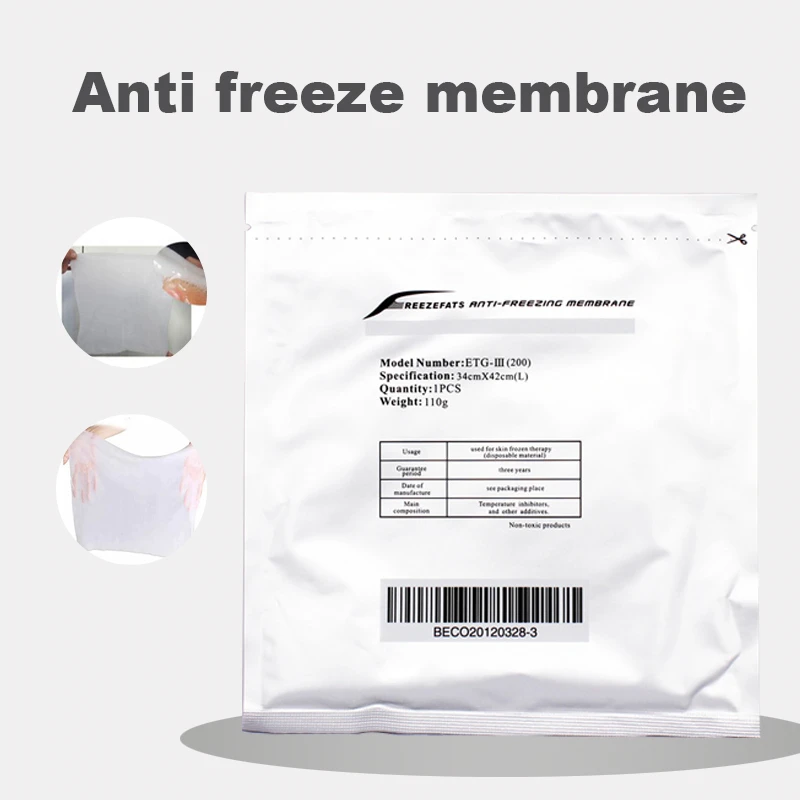 

Fashion New Arrival 10pcs Antifreeze Membrane 27*30cm 34*42cm Antifreezing Anti-freezing Pad For Cryo Therapy
