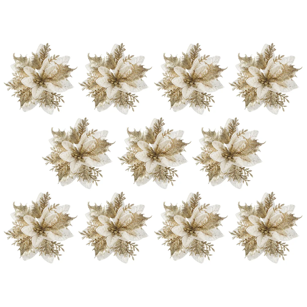 Christmas Poinsettia Christmas Tree Poinsettia Ornament Decor Tree Decor Accessories Gold Powder Christmas Flower
Christmas Poinsettia Christmas Tree Poinsettia Ornament Decor Tree Decor Accessories Gold Powder Christmas Flower