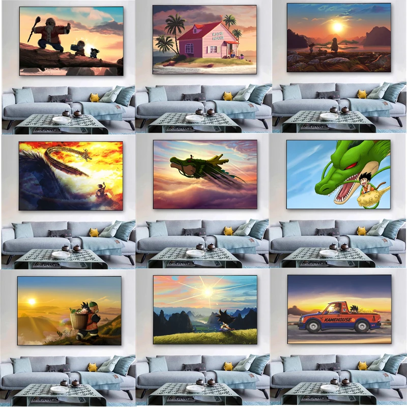 Classic Japan Anime Dragon Ball Goku Poster Gohan Canvas Painting Prints Home Decoration Wall Art Child Room Decor Christm Gift
Classic Japan Anime Dragon Ball Goku Poster Gohan Canvas Painting Prints Home Decoration Wall Art Child Room Decor Christm Gift