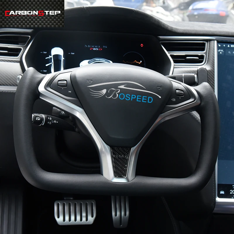 New Style For Tesla Model X S 3 Y Yoke Plaid Full Black Leather Carbon Fiber Car Steering Wheel Heating Upgrade Custom
New Style For Tesla Model X S 3 Y Yoke Plaid Full Black Leather Carbon Fiber Car Steering Wheel Heating Upgrade Custom