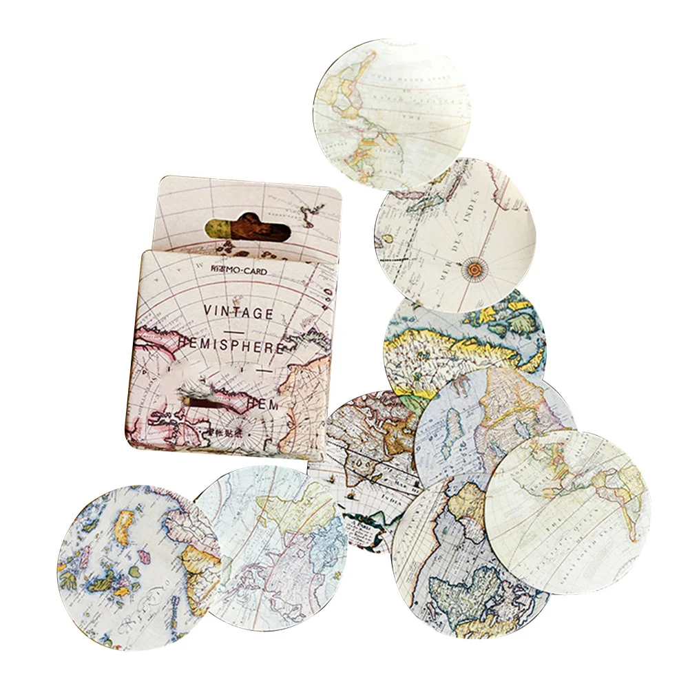 46PCS Hand Account Note Sticker Retro Hemisphere Series Hand Notes Decorative Stickers Universal Seal Sticker with Box
46PCS Hand Account Note Sticker Retro Hemisphere Series Hand Notes Decorative Stickers Universal Seal Sticker with Box