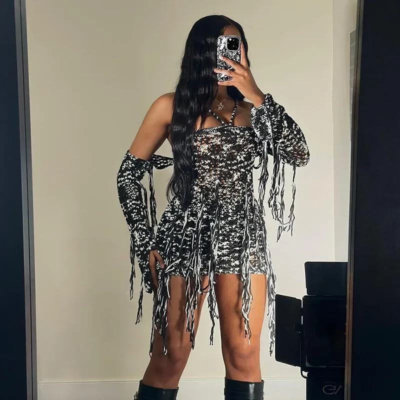 Crochet Knitted Dress Two Piece Skirt Sets 2024 Winter Women Fall Clothes Sexy Crop Tops Elegant Knit Dress 2 Piece Set Outfit
Crochet Knitted Dress Two Piece Skirt Sets 2024 Winter Women Fall Clothes Sexy Crop Tops Elegant Knit Dress 2 Piece Set Outfit