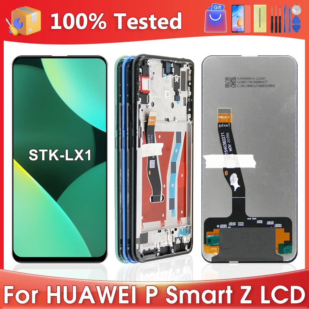 6.59''For HUAWEI P Smart Z For Original Y9 Prime 2019 STK-LX1 LCD Display Touch Screen Digitizer Assembly Replacement
6.59''For HUAWEI P Smart Z For Original Y9 Prime 2019 STK-LX1 LCD Display Touch Screen Digitizer Assembly Replacement
