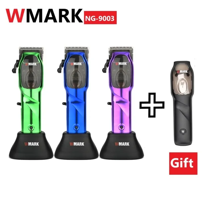 2024 WMARK NG-9003 High Speed Professional Hair Clipper Microchipped Magnetic Motor 9000RPM 9V Motor With Charge Stand
2024 WMARK NG-9003 High Speed Professional Hair Clipper Microchipped Magnetic Motor 9000RPM 9V Motor With Charge Stand