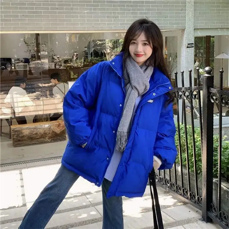 2023 Winter Fashion Brand Cotton Coat Female Student Thickened Large Klein Blue Cotton Coat Female Winter Clothes Women
2023 Winter Fashion Brand Cotton Coat Female Student Thickened Large Klein Blue Cotton Coat Female Winter Clothes Women