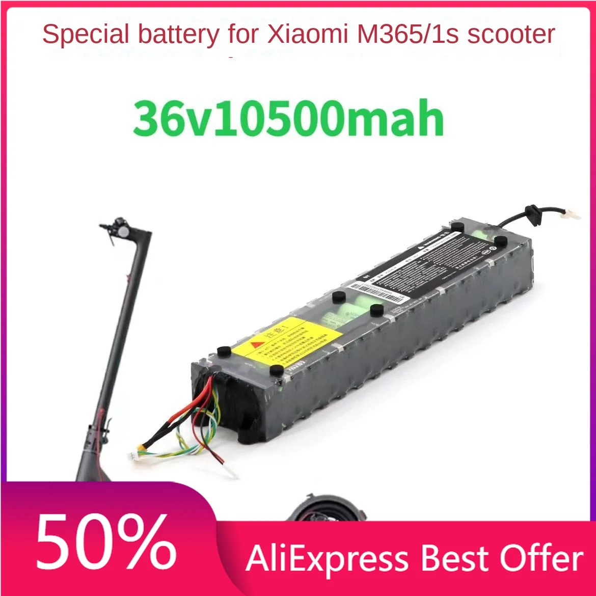 36V 10.5Ah Wholesale Rechargeable Battery Pack for Xiaomi M365 Electric Scooter with APP Protection Board
36V 10.5Ah Wholesale Rechargeable Battery Pack for Xiaomi M365 Electric Scooter with APP Protection Board