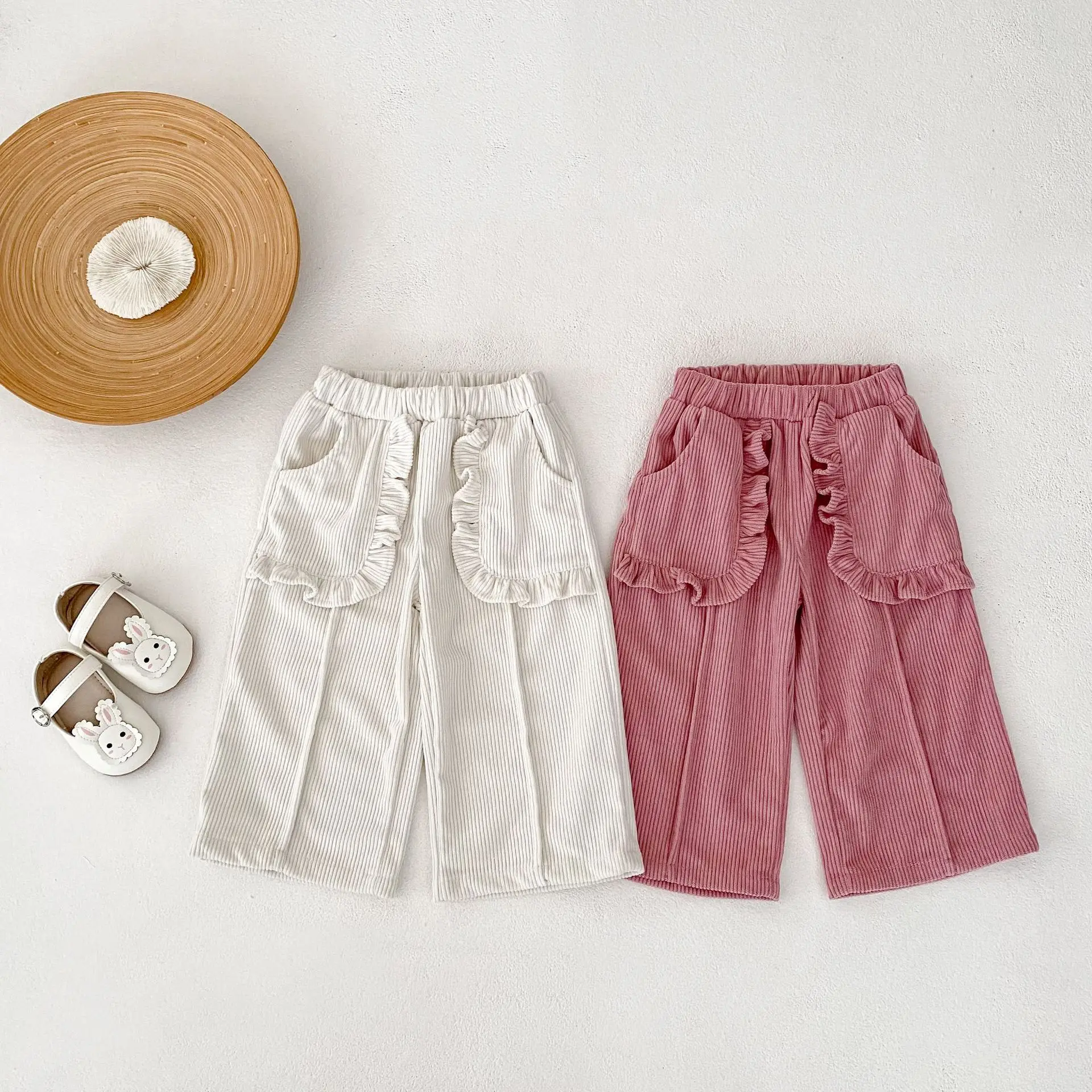 2025 Autumn New Baby Girl Corduroy Pants Children Loose Trousers Infant Girls Sweat Pants Kids Toddler Casual Pants 14 S01b6d63cc1294922bd7e99d57d2a1f79K