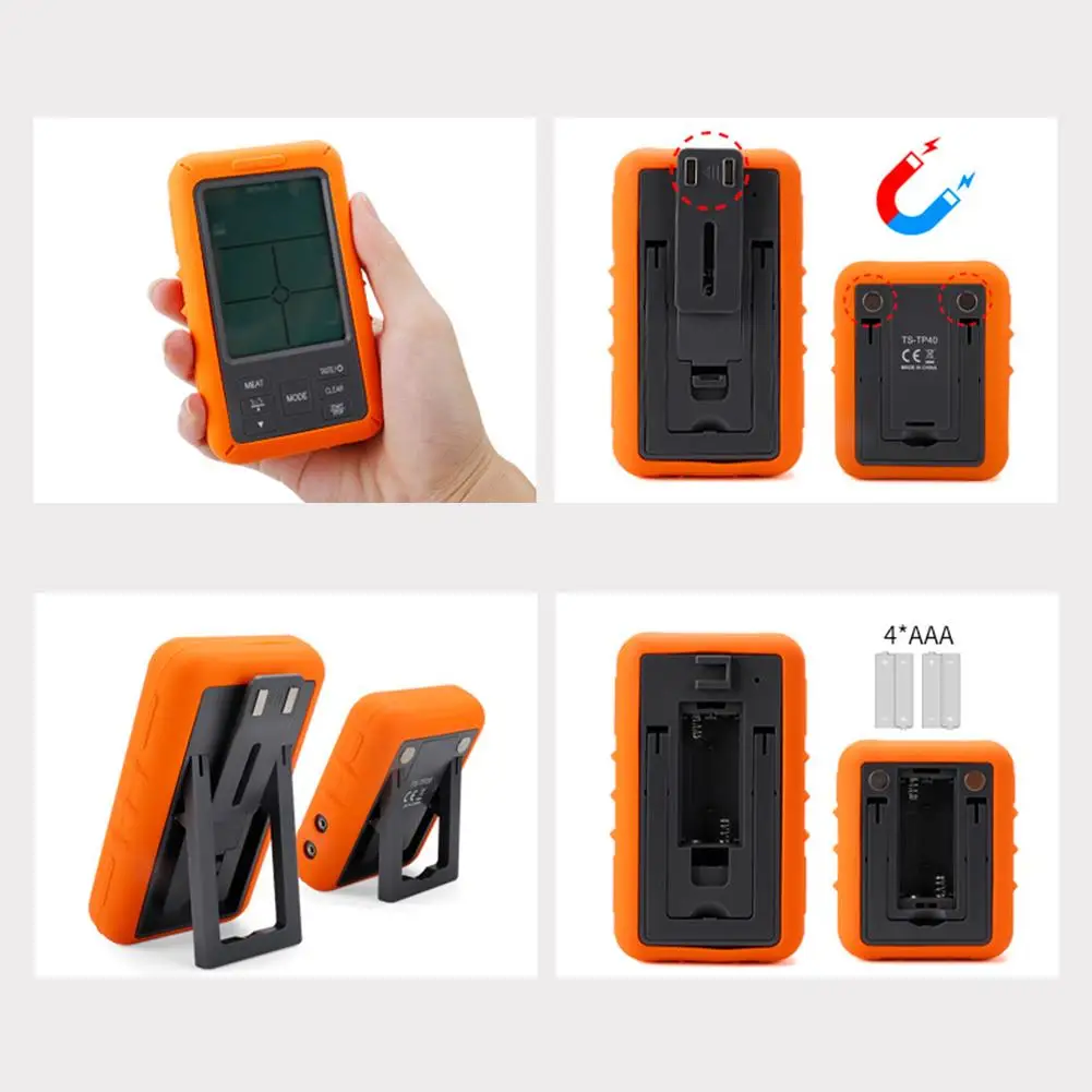 Oven Temperature Grill Thermometer WiFi Battery Powered Dual Alarm Kitchen Digital BBQ Food Thermometer Household Cooking
Oven Temperature Grill Thermometer WiFi Battery Powered Dual Alarm Kitchen Digital BBQ Food Thermometer Household Cooking