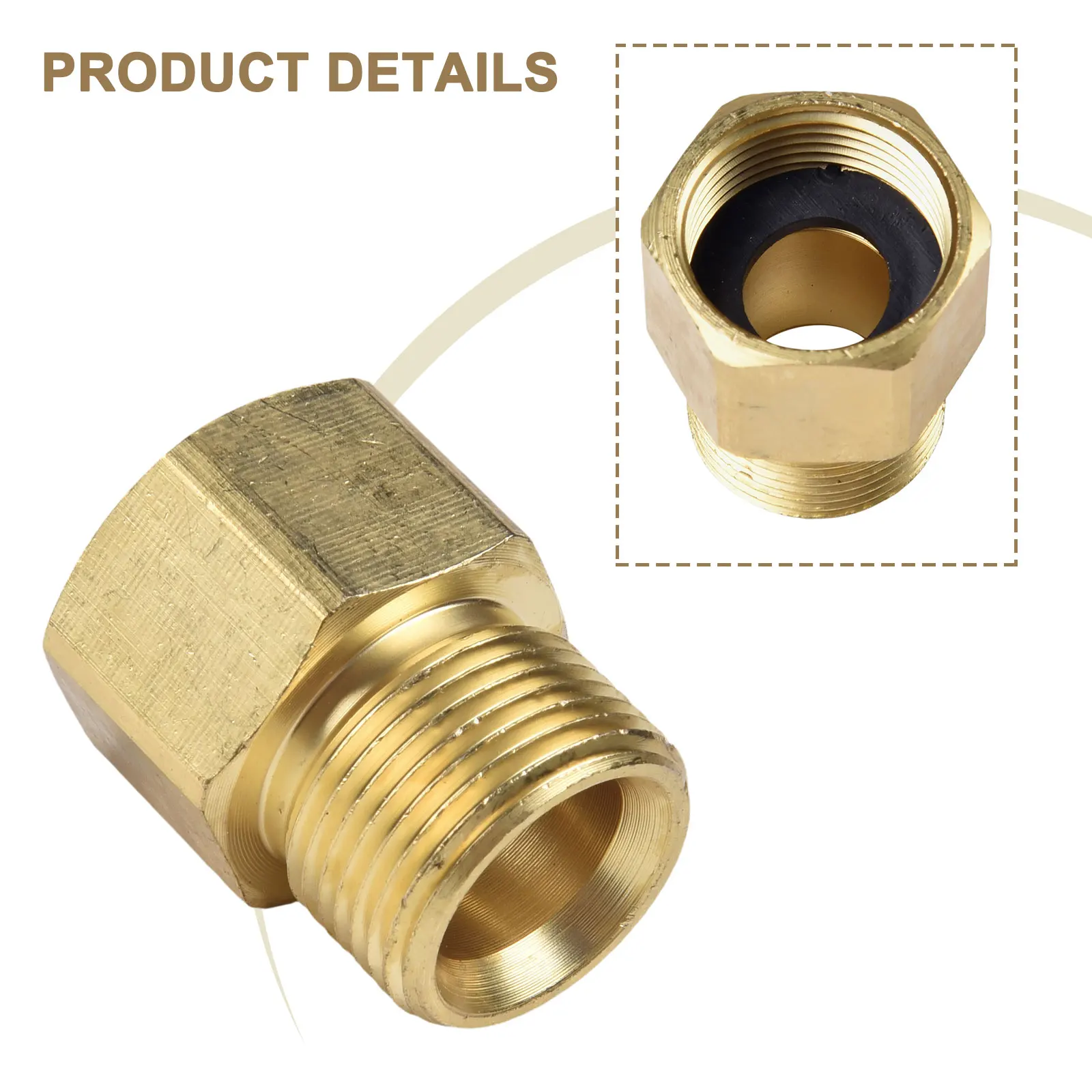 2Pcs Brass Pressure Washer Hose Extension Adapter M22 Metric Male To Male Tool Yard Garden Outdoor Living Accessories
2Pcs Brass Pressure Washer Hose Extension Adapter M22 Metric Male To Male Tool Yard Garden Outdoor Living Accessories