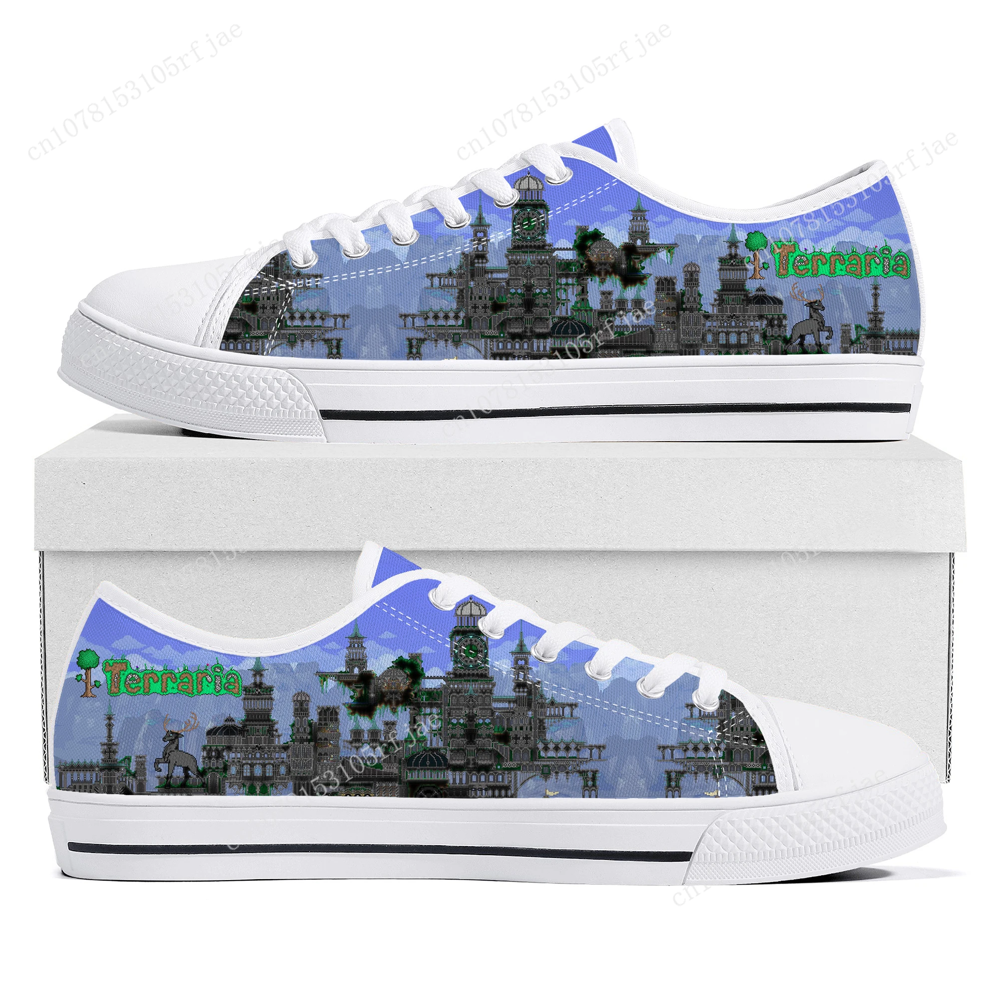 Terraria Low Top Sneakers Hot Cartoon Game Womens Mens Teenager High Quality Canvas Fashion Sneaker Couple Custom Built Shoes
Terraria Low Top Sneakers Hot Cartoon Game Womens Mens Teenager High Quality Canvas Fashion Sneaker Couple Custom Built Shoes