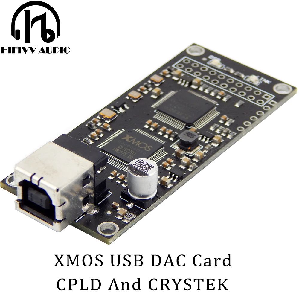 Customized version XMOS XU208 USB Card For HiFi Audio Amplifier DAC Of CPLD XCORE-200 CRYSTEK 1000MIPS Replace Amanero USB Card
Customized version XMOS XU208 USB Card For HiFi Audio Amplifier DAC Of CPLD XCORE-200 CRYSTEK 1000MIPS Replace Amanero USB Card