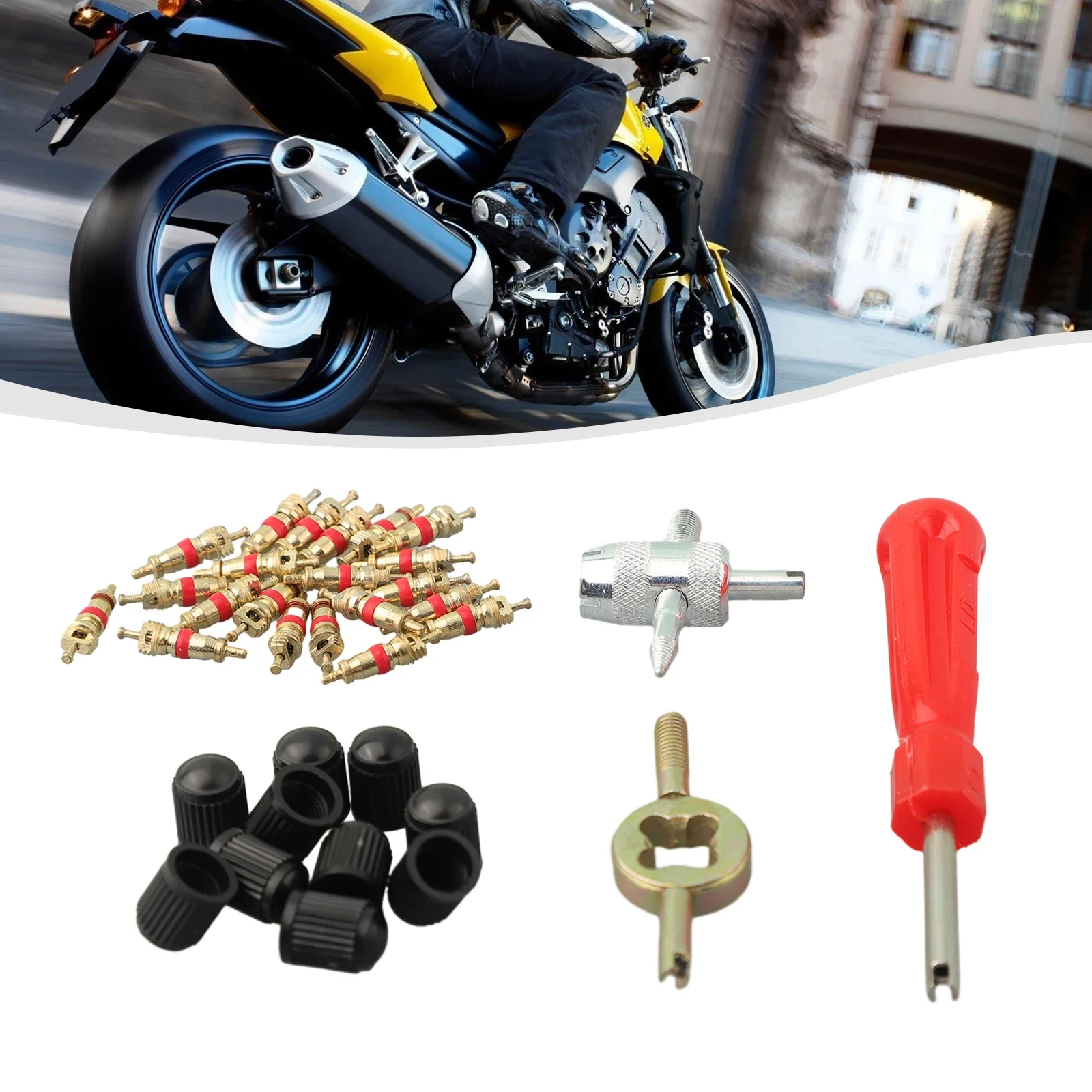 33x Car Bicycle Slotted Handle Tire Valve Stem Core Remover Screwdriver Repair Tool Plastic Metal Car Accessories Hight Quailtly
33x Car Bicycle Slotted Handle Tire Valve Stem Core Remover Screwdriver Repair Tool Plastic Metal Car Accessories Hight Quailtly