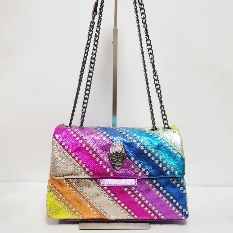 

Курт Гейгера, модные женские сумки большой вместимости, роскошные дизайнерские сумки, брендовая сумка через плечо со стразами