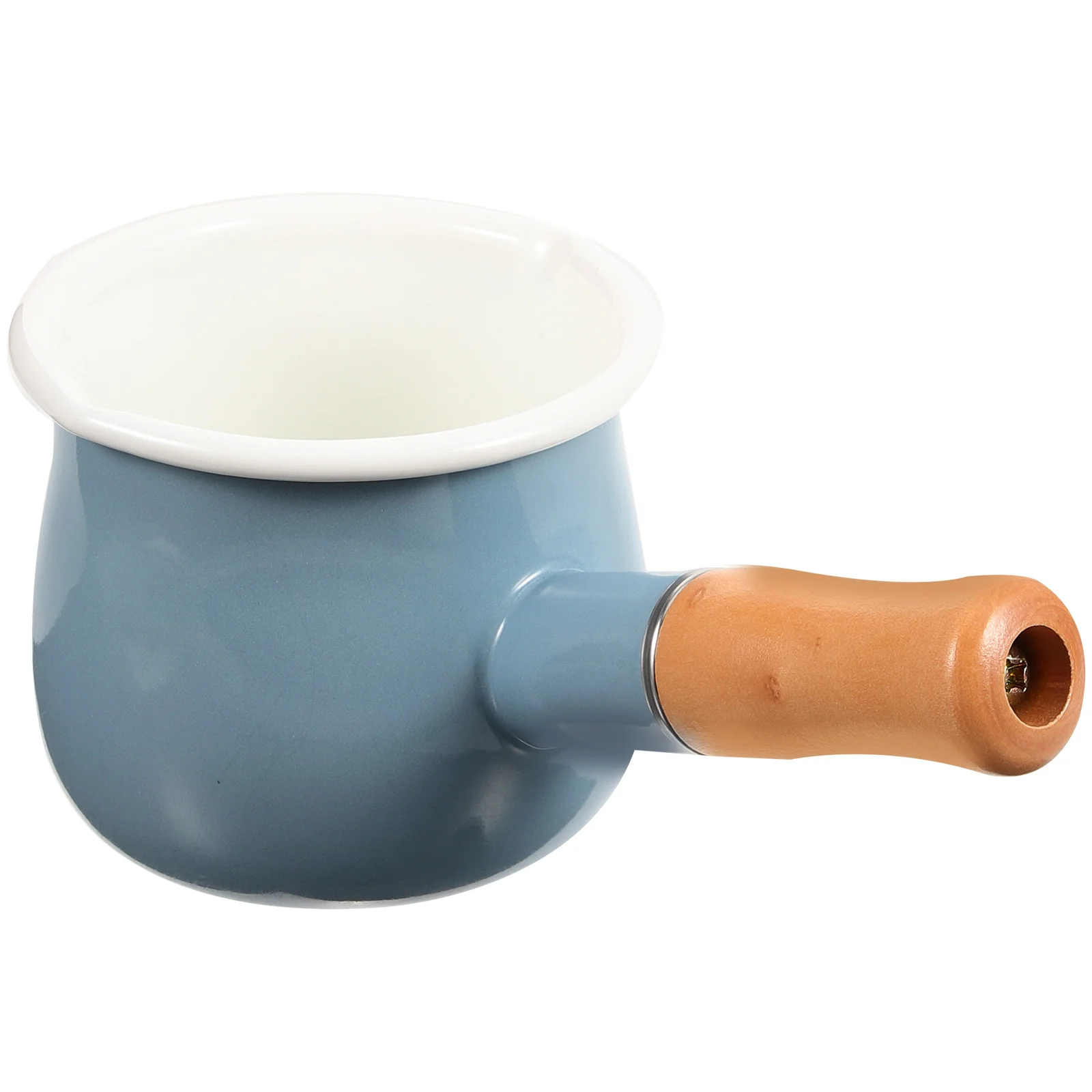 Ceramic Milk Pot Milk Warmer Butter Warmer Wooden Handle Non-Stick Saucepan Butter Melting Pot Enamel Kitchen Pot
Ceramic Milk Pot Milk Warmer Butter Warmer Wooden Handle Non-Stick Saucepan Butter Melting Pot Enamel Kitchen Pot