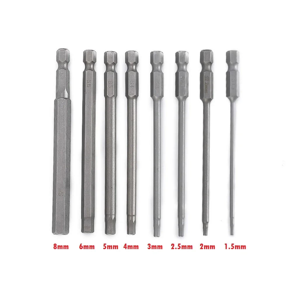 1pc 100mm Magnetic Hexagon Screwdriver Bit Alloy Steel 1/4 Inch Hex Shank Screw Driver Impact Driver Power Drill
1pc 100mm Magnetic Hexagon Screwdriver Bit Alloy Steel 1/4 Inch Hex Shank Screw Driver Impact Driver Power Drill