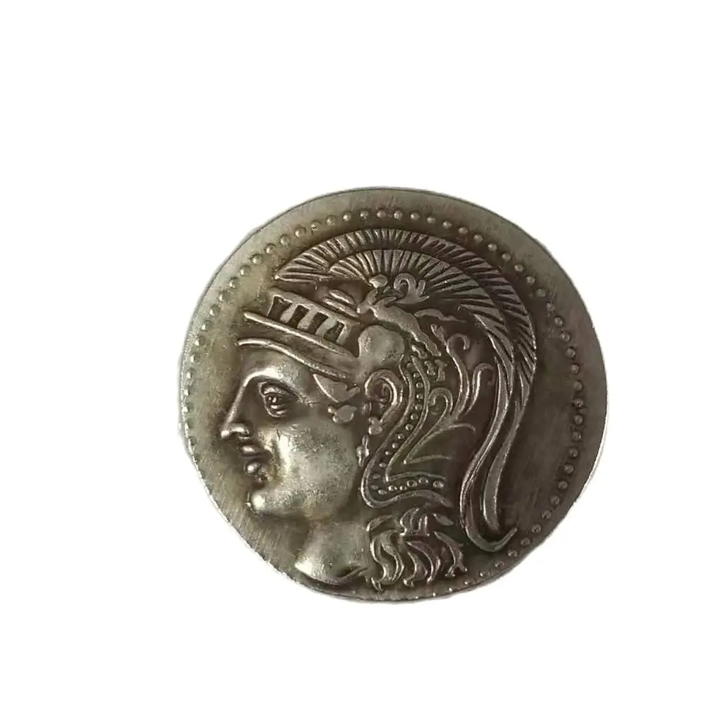 Ancient Greek Coins Brass with Silver Plated Antique Replica Decorative Crafts Type 451
Ancient Greek Coins Brass with Silver Plated Antique Replica Decorative Crafts Type 451