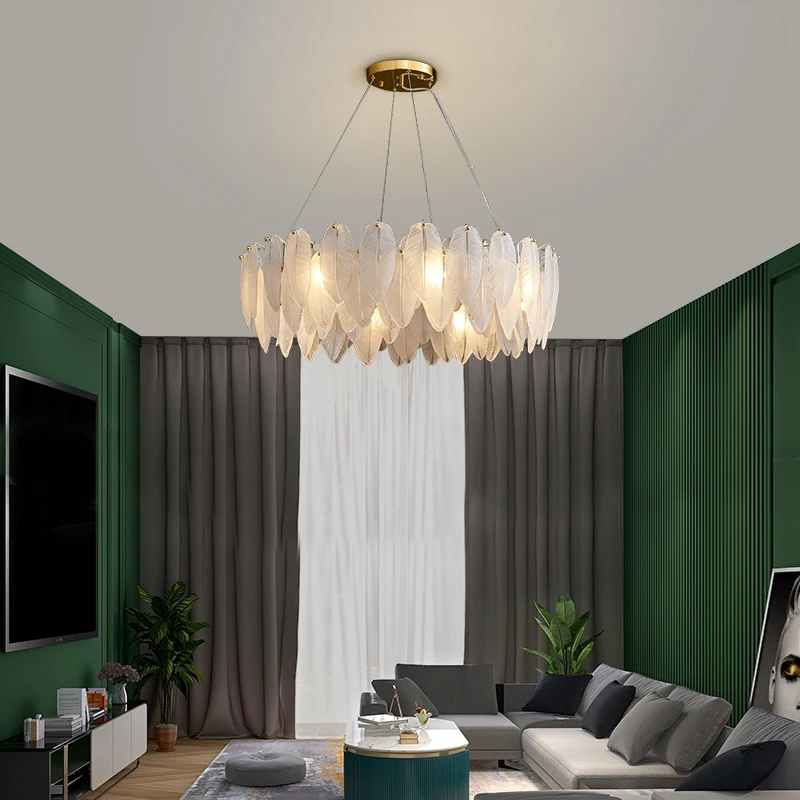 Modern Luxury Chandeliers Lighting Gold Lighting Decoration Hanging Lamp Glass Pendant Lamp for Living Room Dining Table Bedroom
Modern Luxury Chandeliers Lighting Gold Lighting Decoration Hanging Lamp Glass Pendant Lamp for Living Room Dining Table Bedroom