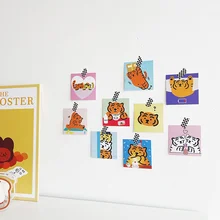 Korean Ins Cartoon Cute Tiger Postcards Square Photo Props Home Decor Wall Sticker Decoratiove Card Kawaii 9 Sheets Writable
Korean Ins Cartoon Cute Tiger Postcards Square Photo Props Home Decor Wall Sticker Decoratiove Card Kawaii 9 Sheets Writable