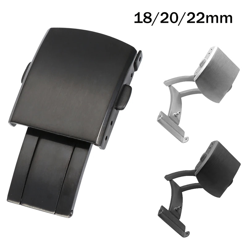 Adjustable Watch Buckle for Seiko Watch Strap Sold 316L Stainless Steel Clasp Double Lock Button Diver Buckle 18mm 20mm 22mm
Adjustable Watch Buckle for Seiko Watch Strap Sold 316L Stainless Steel Clasp Double Lock Button Diver Buckle 18mm 20mm 22mm