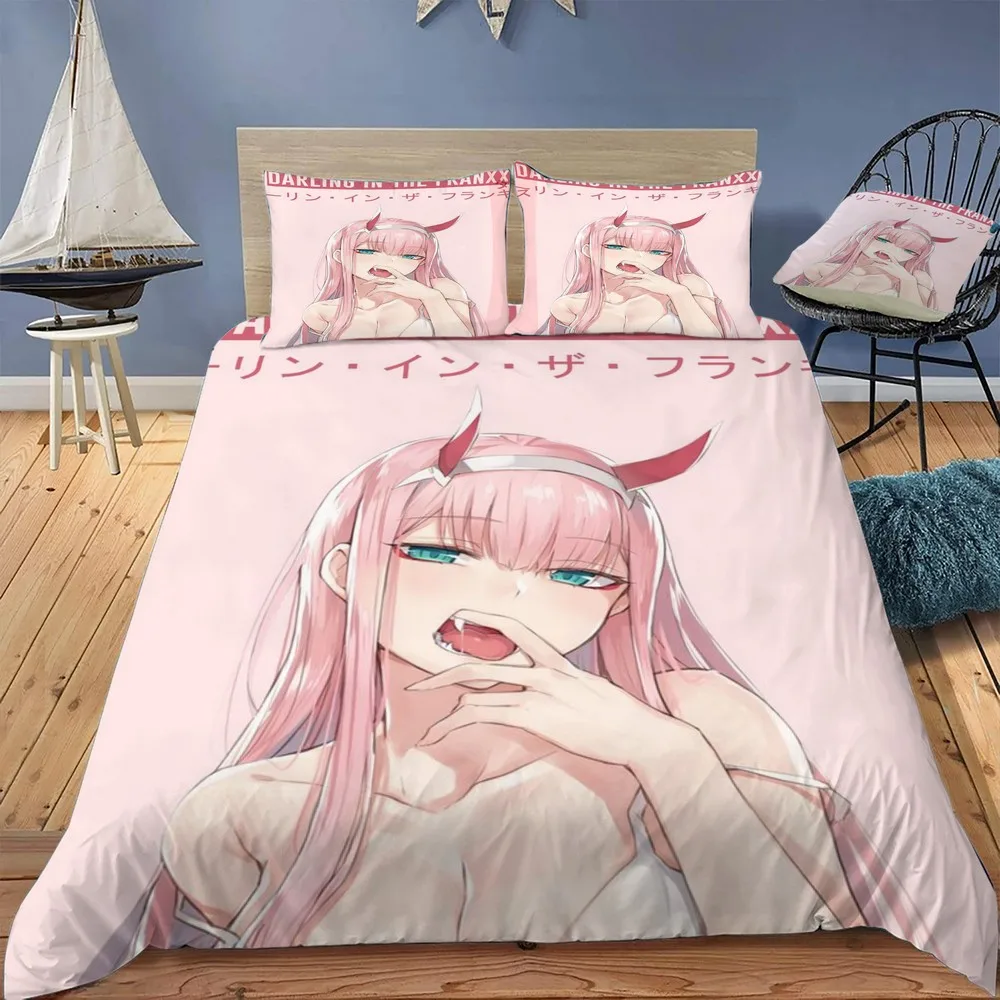 Darling in the Franxx Bedding Set Soft Duvet Cover Comfoter Bedding Quilt Cover with Pillowcase Queen King Size Dropshipping
Darling in the Franxx Bedding Set Soft Duvet Cover Comfoter Bedding Quilt Cover with Pillowcase Queen King Size Dropshipping
