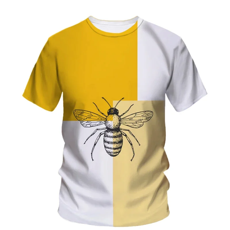 Men's T-Shirt 3d Bee Printed For Men Women Summer Fashion Animal Short Sleeve Quality Loose Crew Neck Handsome Tees Tshirts Tops
Men's T-Shirt 3d Bee Printed For Men Women Summer Fashion Animal Short Sleeve Quality Loose Crew Neck Handsome Tees Tshirts Tops