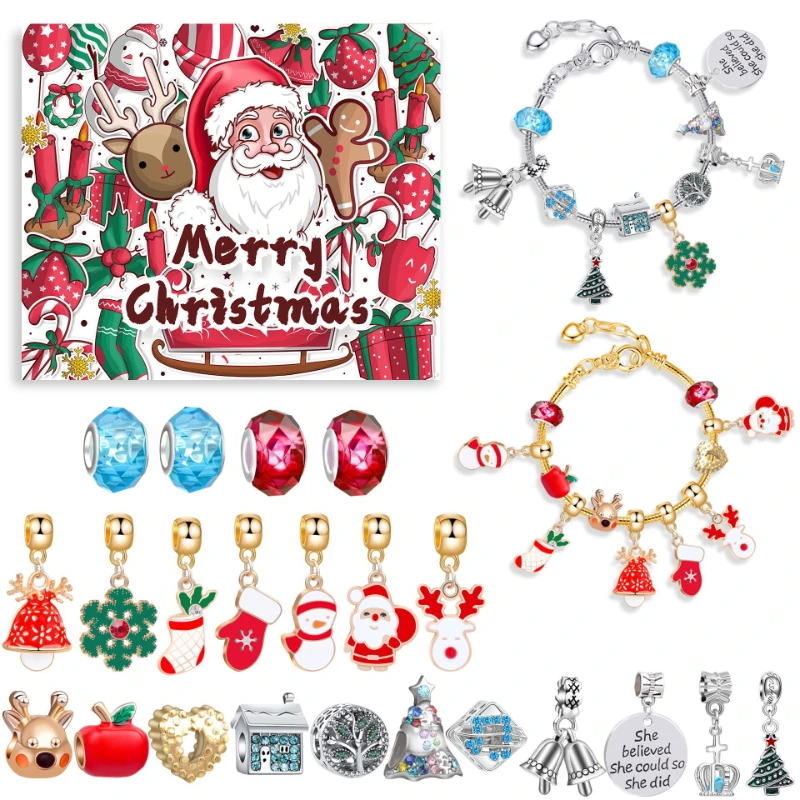 Christmas Calendar Surprise Blind Box Gift Pack Fashion Child Bracelet Metal Diy Manual Enhance The Charm Free Shipping
Christmas Calendar Surprise Blind Box Gift Pack Fashion Child Bracelet Metal Diy Manual Enhance The Charm Free Shipping