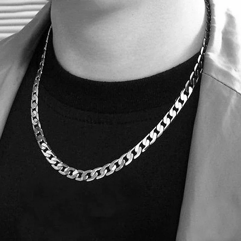 925 Sterling Silver Necklace For Men's 16/18/20/22/24 Inches Classic 8MM Chain Luxury Jewelry Wedding Christmas Gifts
925 Sterling Silver Necklace For Men's 16/18/20/22/24 Inches Classic 8MM Chain Luxury Jewelry Wedding Christmas Gifts