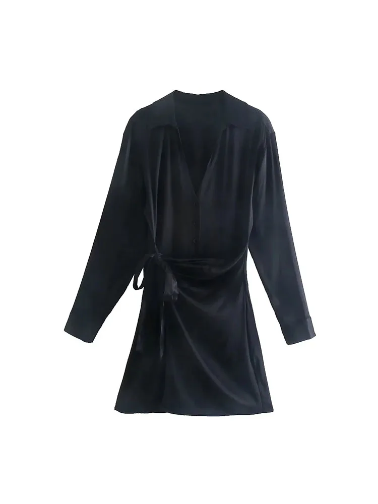 ZADATA 2023 new autumn and winter women's casual fashion solid color retro versatile simple V-neck long-sleeved dress
ZADATA 2023 new autumn and winter women's casual fashion solid color retro versatile simple V-neck long-sleeved dress